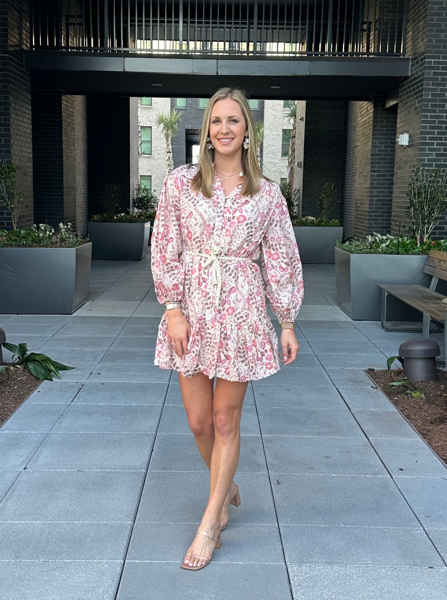 Floral Button Down Dress