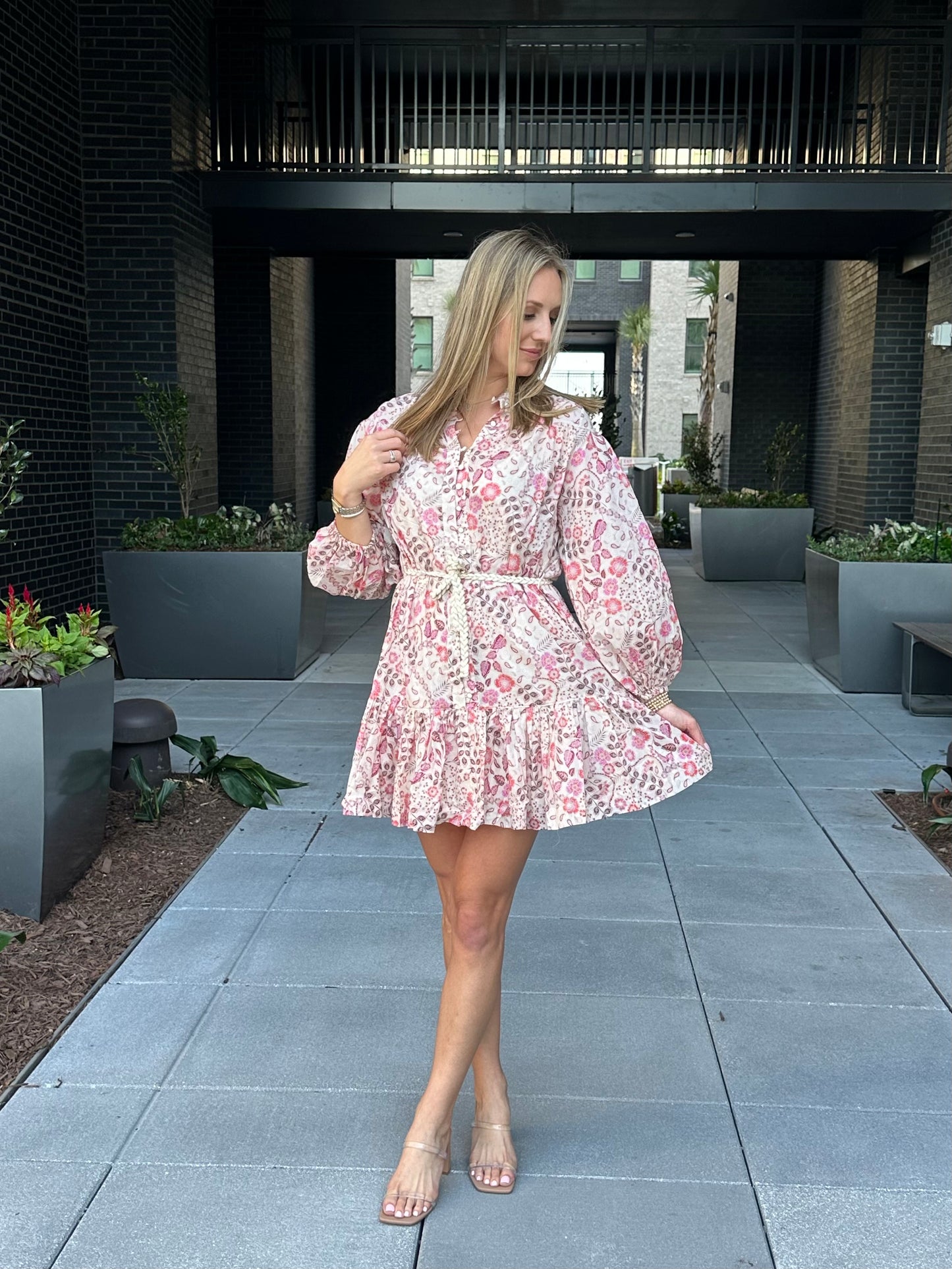 Floral Button Down Dress