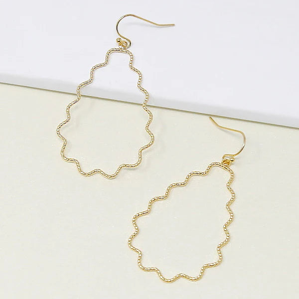 Wave Dangle Earring