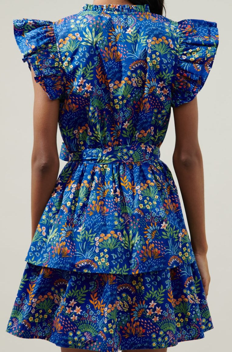 Floral Marisol Tiered Mini Dress