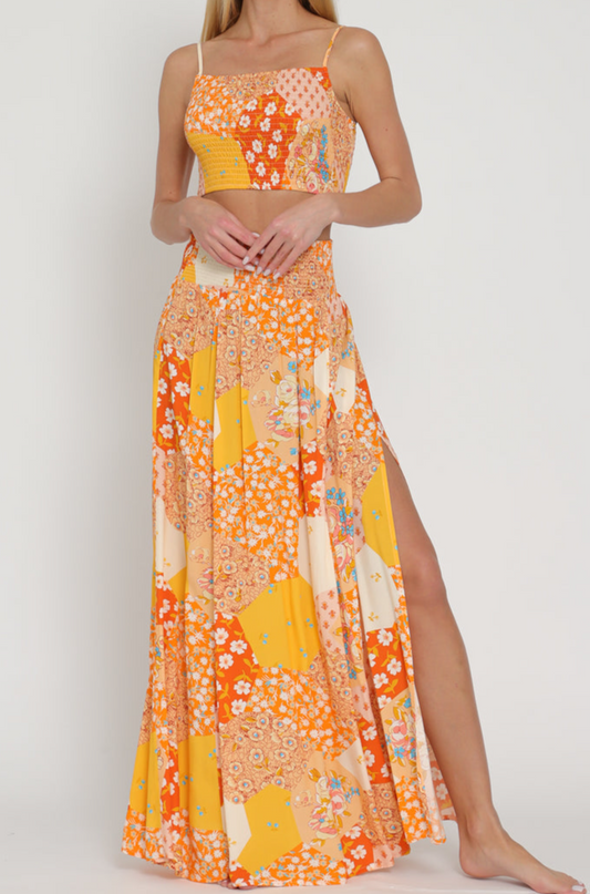 Tangerine Maxi Set